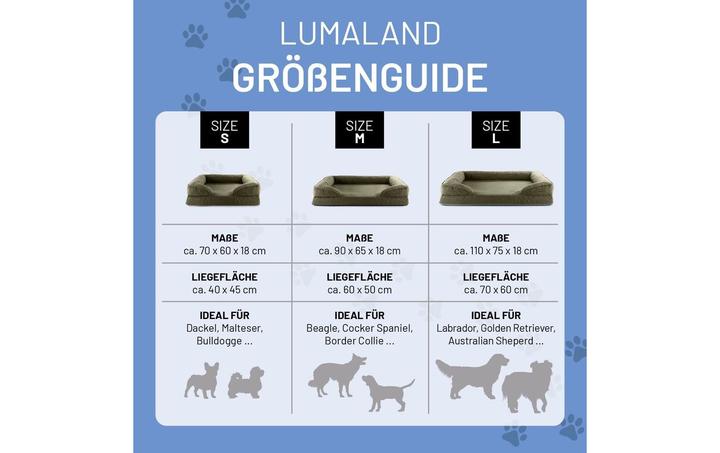 Produktbild Lumaland Hundebett Indoor Cord M (Hund)