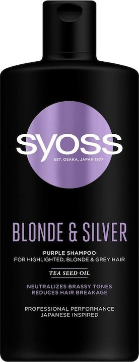 Actual product image Syoss Blonde & Silver (440 ml, Liquid shampoo)