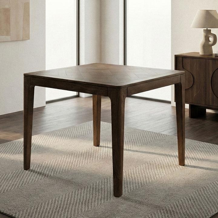 Actual product image FineBuy Esstisch Massivholz Quadratisch 80cm Esszimmertisch Küchentisch Tisch 4 Personen