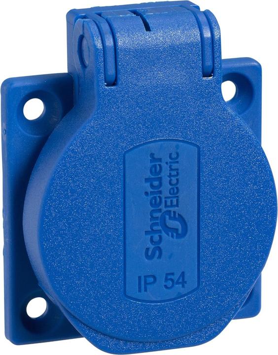 Produktbild Schneider Electric PKS52B Einbau-Steckdose IP54, IK08 Blau