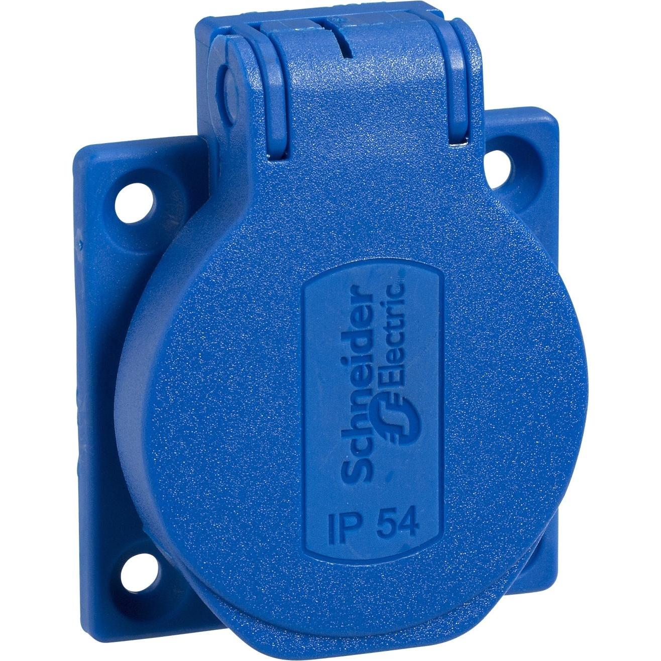 Thumbnail - Schneider Electric, Steckdose, PKS52B Einbau-Steckdose IP54, IK08 Blau