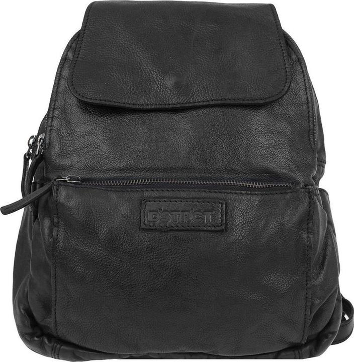 Produktbild DSTRCT Harrington Road Leren Rugtas - Zwart (7 l)