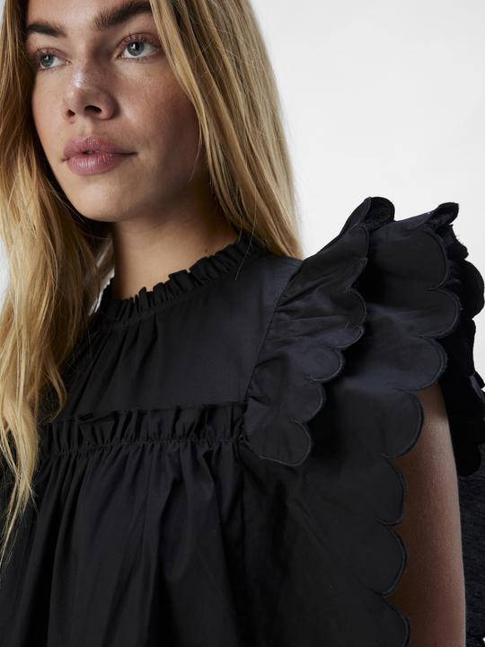 Produktbild Object Gerüschtes Minikleid (36)