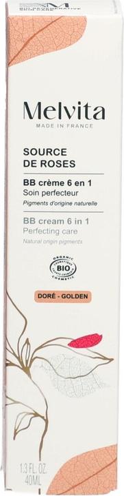 Actual product image Melvita BB Cream Source de Roses 6 in 1 #Golden - 140 ml (Golden)