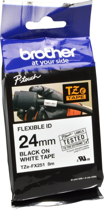 Actual product image Brother Tze-Fx251 (2.40 cm, Black)