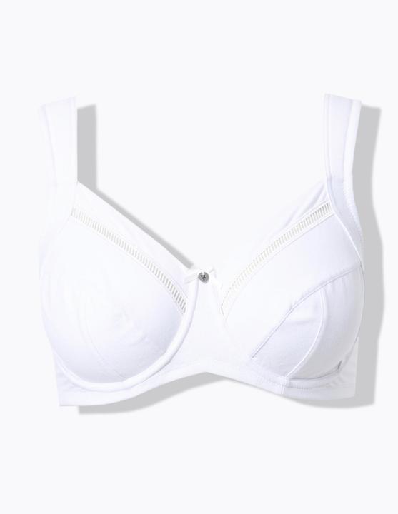 Actual product image Ulla Popken Openwork Lace Detail Underwire Bra (95 E)