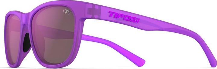 Actual product image Tifosi Swank Purple Punch glasses Purple Mirror Ar-Lens Xx % light transmission Neon Lights Line