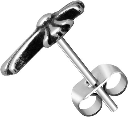 Produktbild Rochet Gothik Keltisches Kreuz Ohrstecker (Edelstahl)