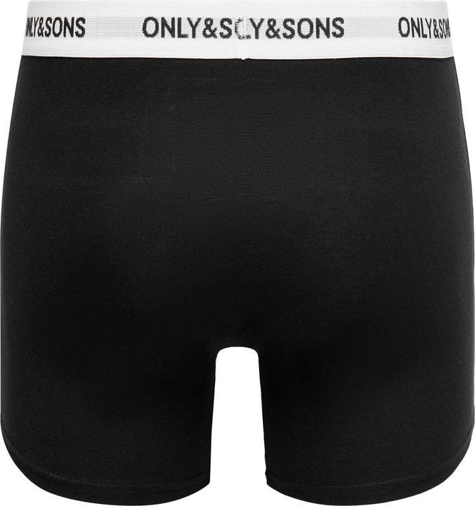 Immagine prodotto Only & Sons Onsfitz Solid Black Boxer 3pack Noos (L, confezione da 3)