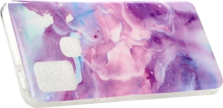 Image du produit Cover-Discount Galaxy A21s - Etui en silicone souple rose marbré (Samsung Galaxy A21s)