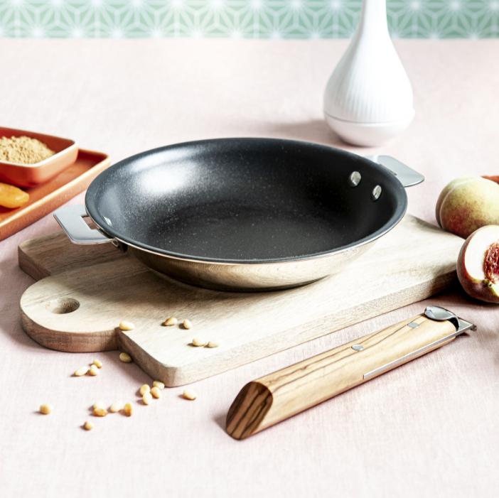 Immagine prodotto Cristel Padella Casteline Ø32cm antiaderente (32 cm, Padella per friggere, Alluminio)