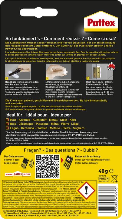 Produktbild Pattex Powerknete Repair Express (48 g)