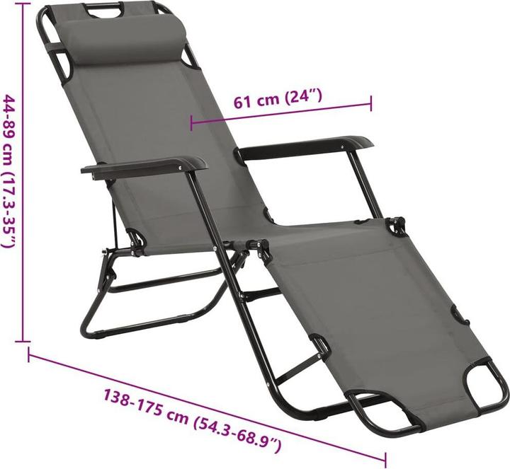 Immagine prodotto vidaXL Sonnenliege (175 cm)