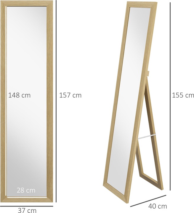 Produktbild Homcom Ankleidespiegel (40 x 155 cm)