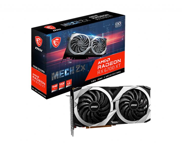 Actual product image MSI Radeon RX 6700 XT MECH 2X 12G (12 GB)
