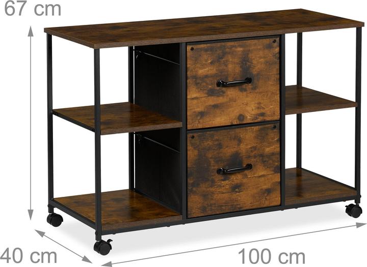 Produktbild Relaxdays Rollcontainer