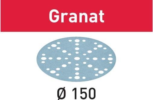 Actual product image Festool StickFix grinding wheels STF D150/48 Garnet, P320, 100 pieces (P320)