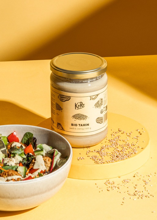 Actual product image KoRo Organic sesame butter made from hulled sesame seeds (500 g)
