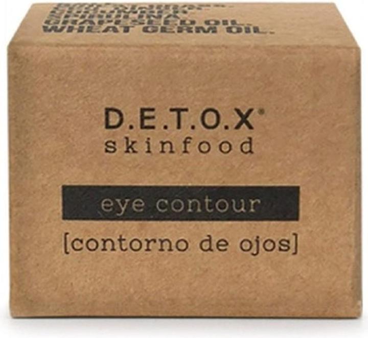 Actual product image Detox Skinfood Eye Contour Cream for Dark Circles Wrinkles Bags Anti Aging Day and Night Vegan (Eye care gel, 20 ml, Day + Night)