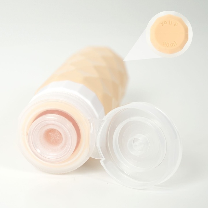 Produktbild Hermex Reiseflaschen 4er Set (Hygieneprodukt, Flüssigkeitsbeutel, Necessaire)