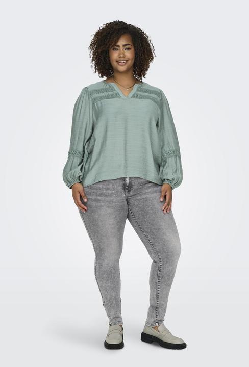 Immagine prodotto Only Vestibilità regolare Scollo a V con maniche a palloncino Top Top (44)