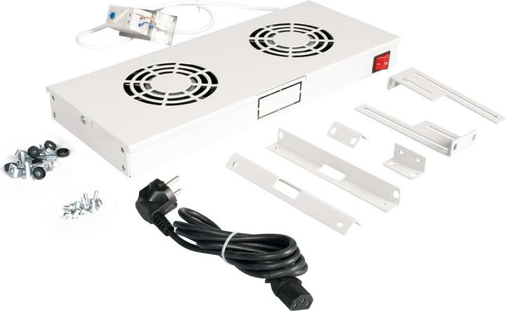 Actual product image Roline 19-inch roof fan unit 2 fans