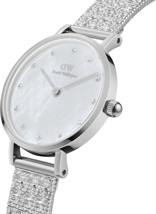 Produktbild Daniel Wellington Classic Petite Lumine Pressed Piano Silver White (Analoguhr, 28 mm)