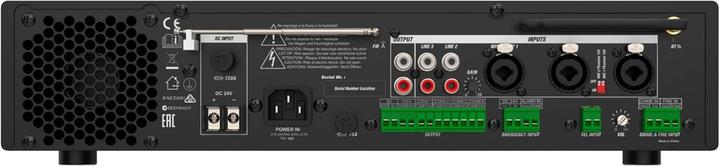 Actual product image Audibax Multi-Zone Bluetooth Amplifier with 360W Output, USB, SD, and Mixer Controls