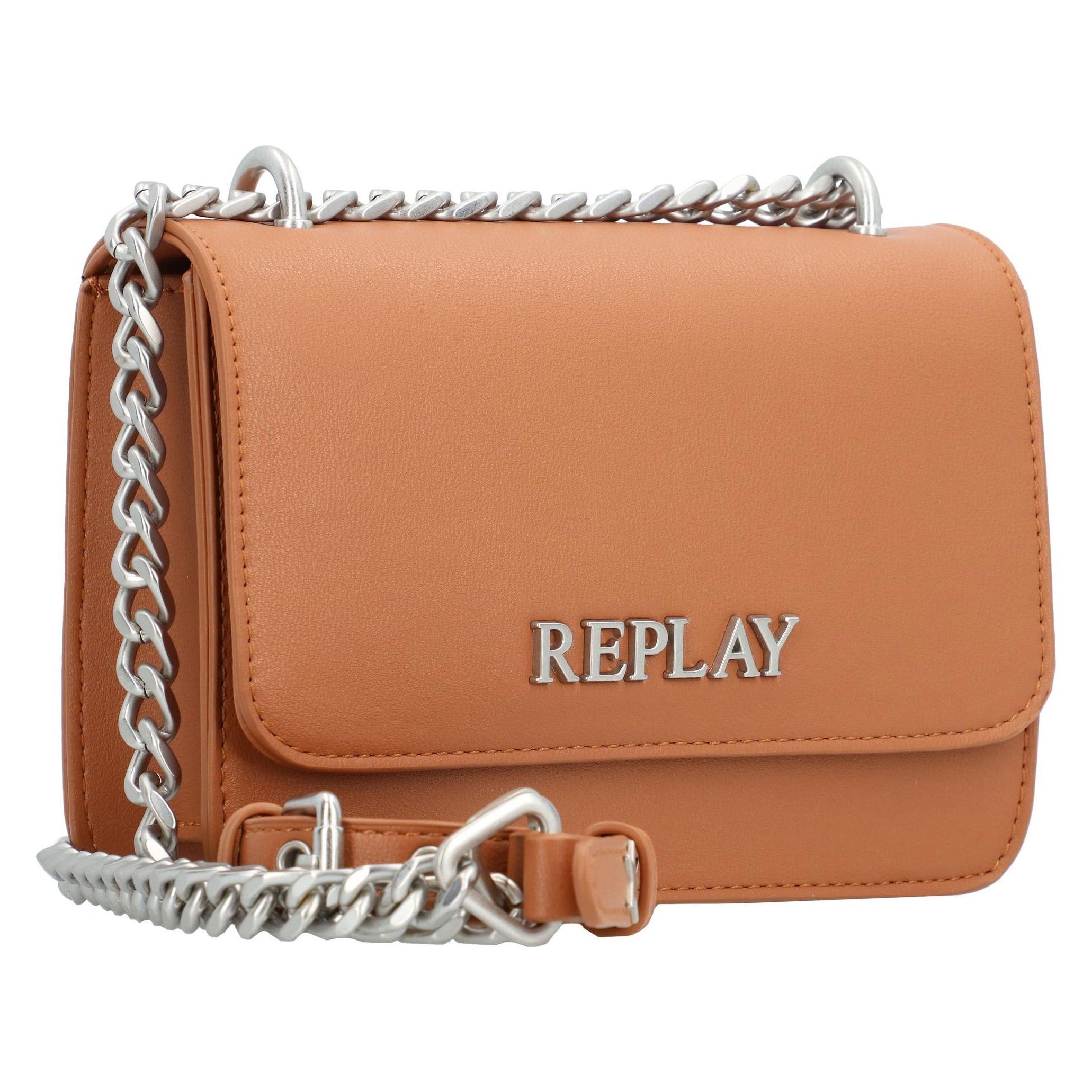 Replay, Damen, Handtasche, Woman Umhängetasche 19 Cm, Braun