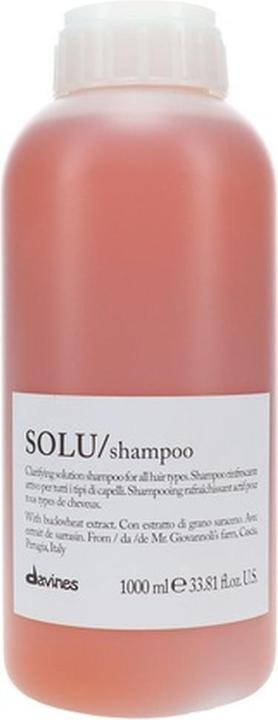Actual product image Davines Solu Champu 1000ml (1000 ml, Liquid shampoo)