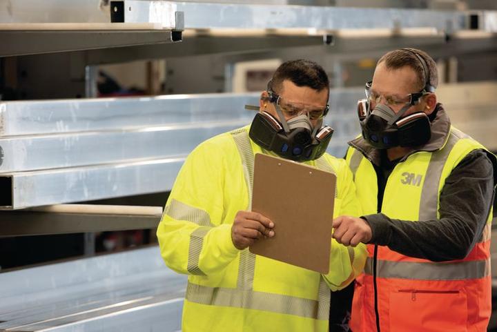 Productafbeelding 3M Secure Click Halfmasker Herbruikbaar Respi (Geen officiële beschermingsklasse, 1 x)