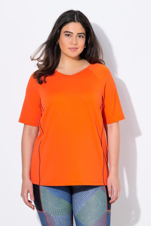 Produktbild Ulla Popken T-Shirt, UV-Schutz 50+, V-Ausschnitt, Halbarm (46, 48)
