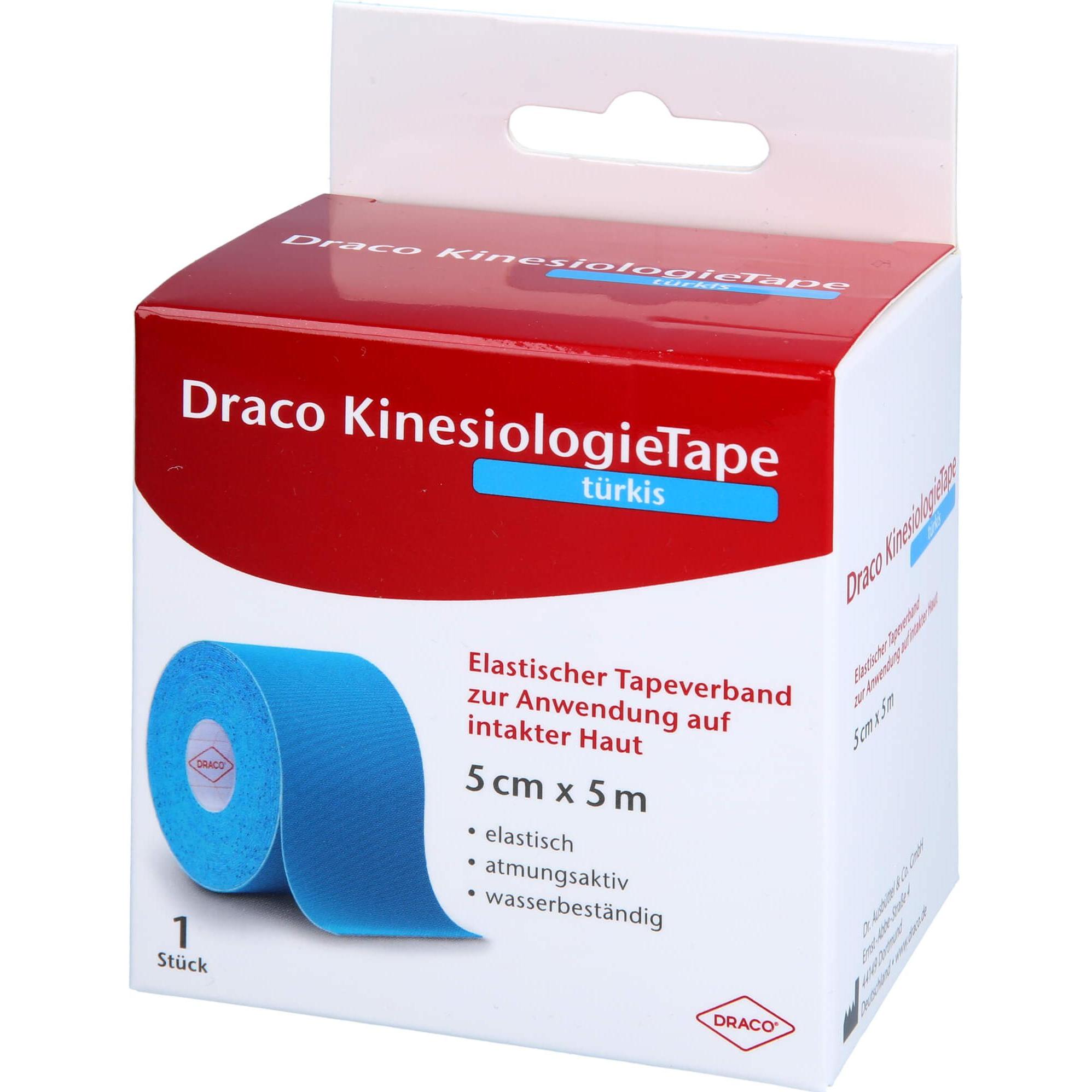 Dracco, Kinesio Tape, Draco Kinesio Tape Tue 5x5, 1 St VER (5 m)