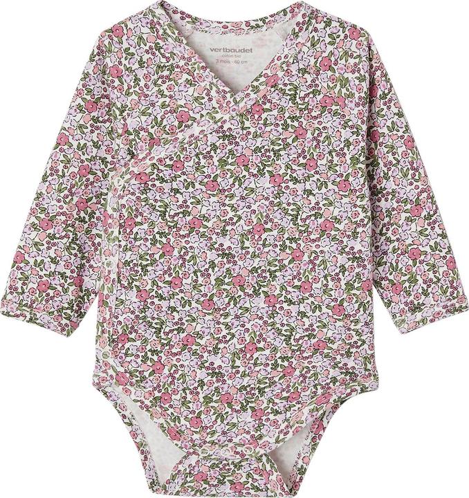 Immagine prodotto Vertbaudet Bio-Kollektion: 3er-Pack Baby Langarmbodys, Blumen (56)