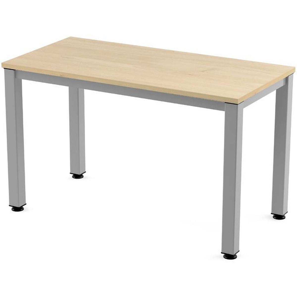 Rocada, Schreibtisch, Schreibtisch Executive BxTxH 120x60x73cm Gestell grau Platte Melamin buche (120 x 60 x 73 cm)