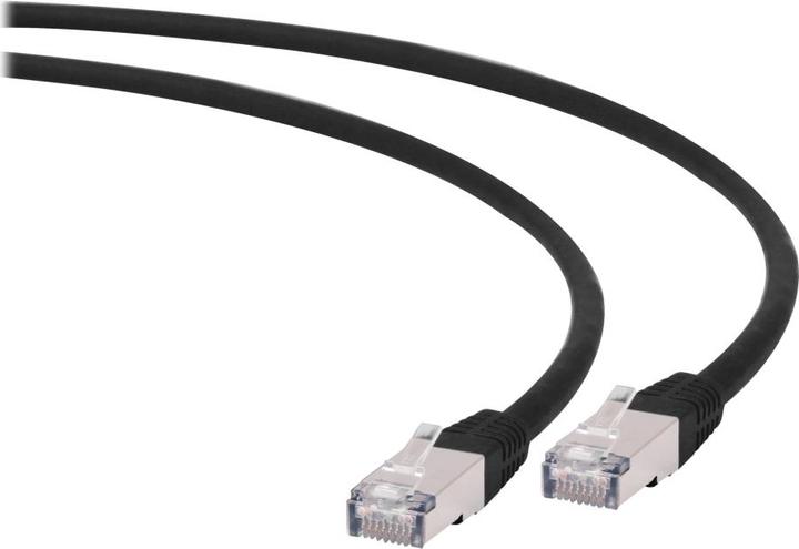 Produktbild Gembird PP6A-LSZHCU-BK-2M Netzwerkkabel Schwarz Cat6a S/FTP (S-STP) (S/FTP, CAT6a, 2 m)
