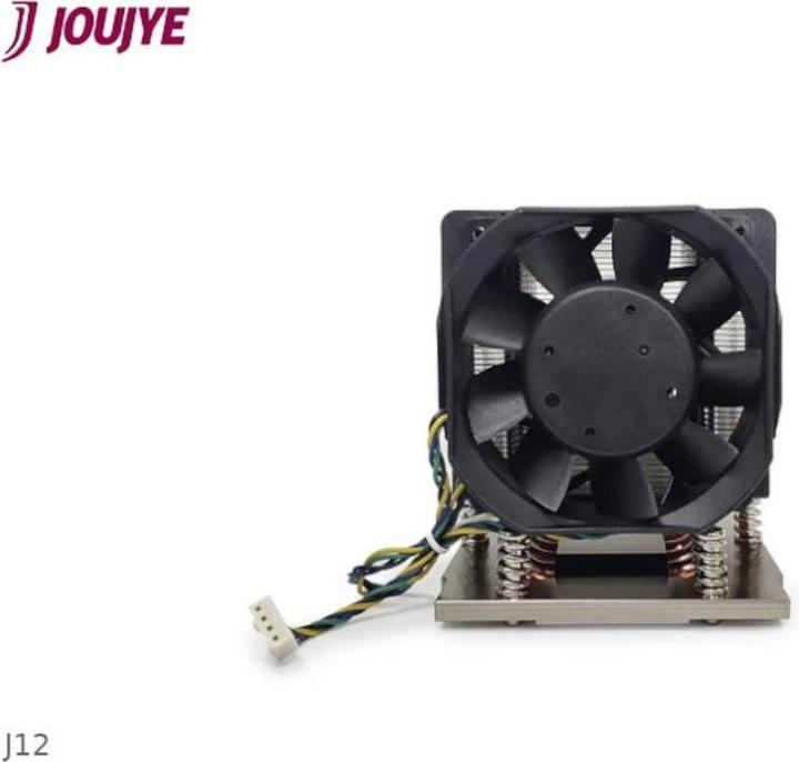 Immagine prodotto Dynatron J12 AMD Genoa SP5 cooler 3U attivo in alluminio con alette impilate e tubi di calore in rame. (105 mm)