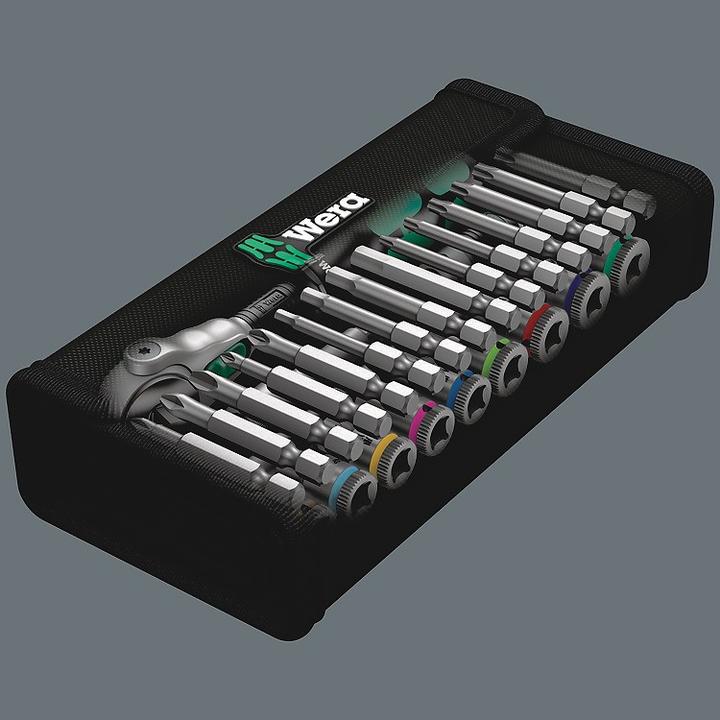 Actual product image Wera 8100 SA 9 Zyklop Speed Ratchet Set