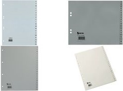 Produktbild Rexel Kunststoff-Register - extrabreit