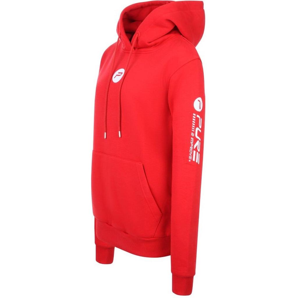 Thumbnail - Pure, Damen, Pullover, Sport-Hoodie für Damen, Rot, (XS)