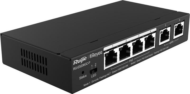 Image du produit Ruijie NET SWITCH 4PORT 1000M POE (6 Ports)