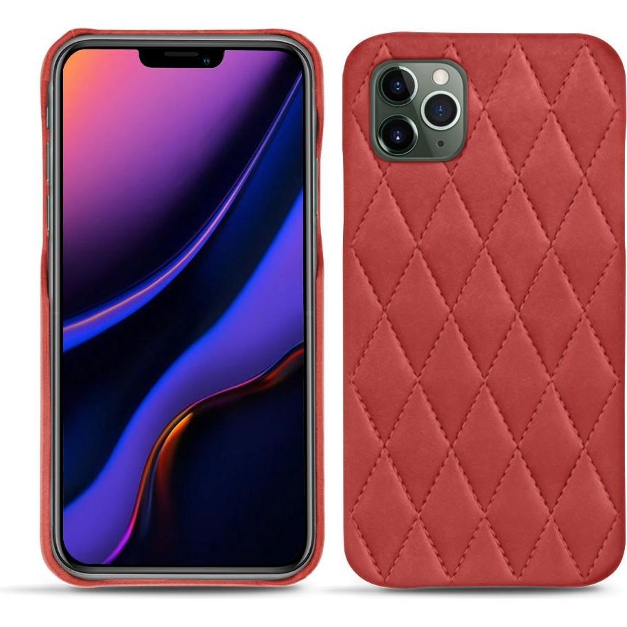 Noreve Lederschutzhülle (Apple iPhone 11 Pro), Smartphone Hülle, Rot