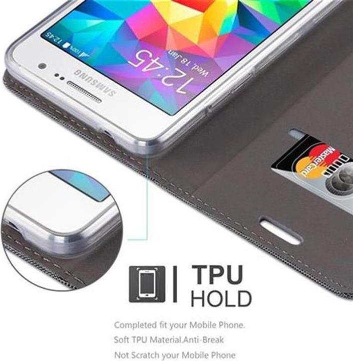 Actual product image Cadorabo Book Jeans Optics Cover (Samsung Galaxy Grand Prime)