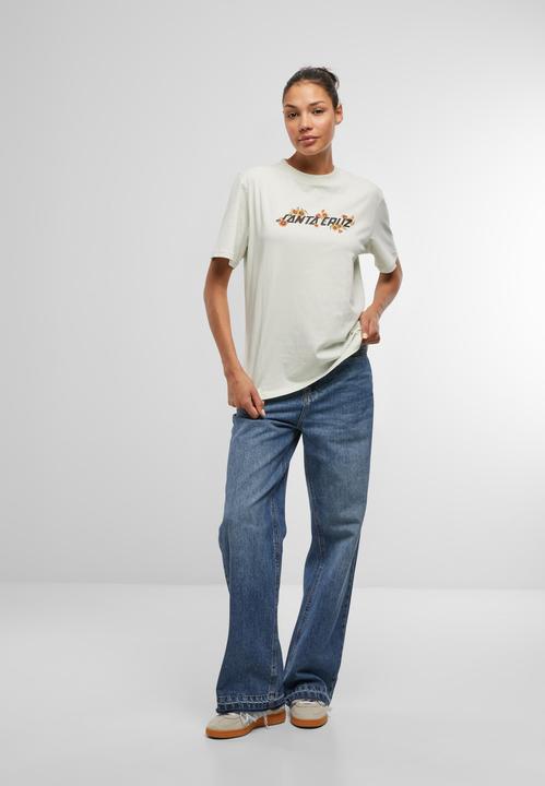 Actual product image Santa Cruz Poppy Strip T-Shirt (S)