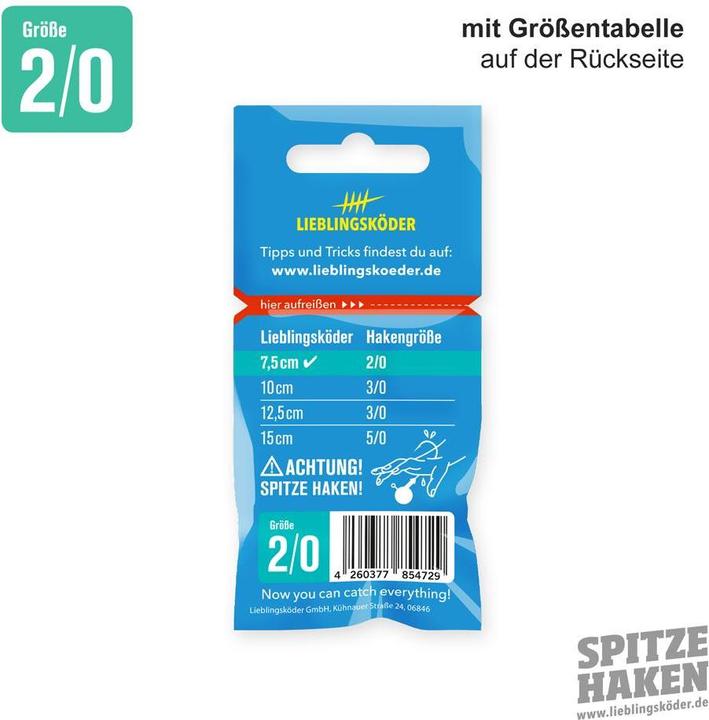 Produktbild Lieblingsköder Spitze Haken