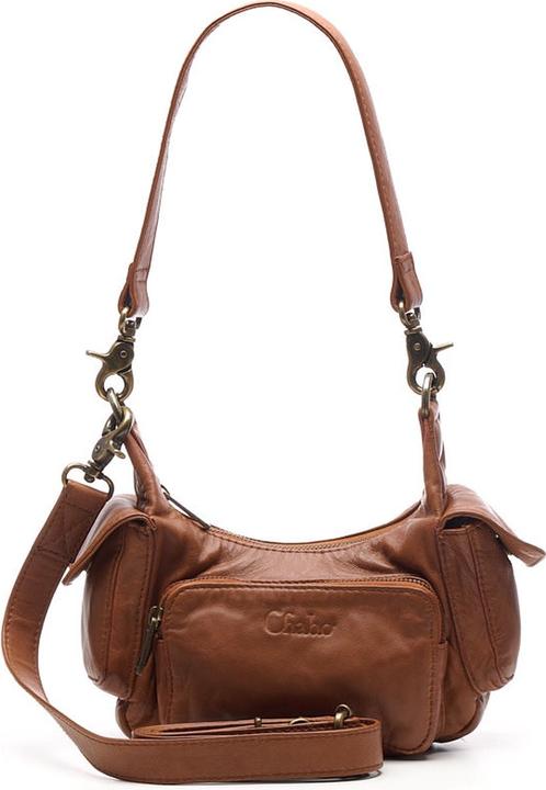 Chabo -Taschen - Donna City Bag - Umhängetasche - Crossover - Leder - Cognac - Brown