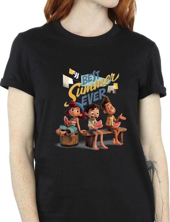 Immagine prodotto Disney Luca Best Summer Ever Maglietta Ampia Donna (XL)