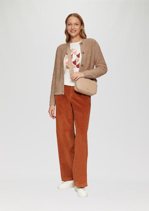 Produktbild s.Oliver Strickjacke Strickjacke aus Teddy-Bouclé (46)