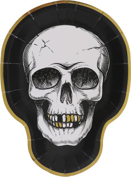 Produktbild Santex Totenkopf Partyteller:1