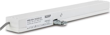Actual product image WindowMaster Chain motor WMX 804-1W250S, max. 1A, single motor, 250 mm stroke, white, for windows with 24V (1 pcs.)